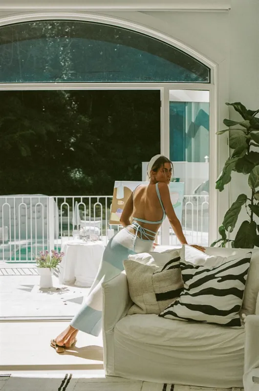 London Knit Dress - Mist sold by Sabo Skirt