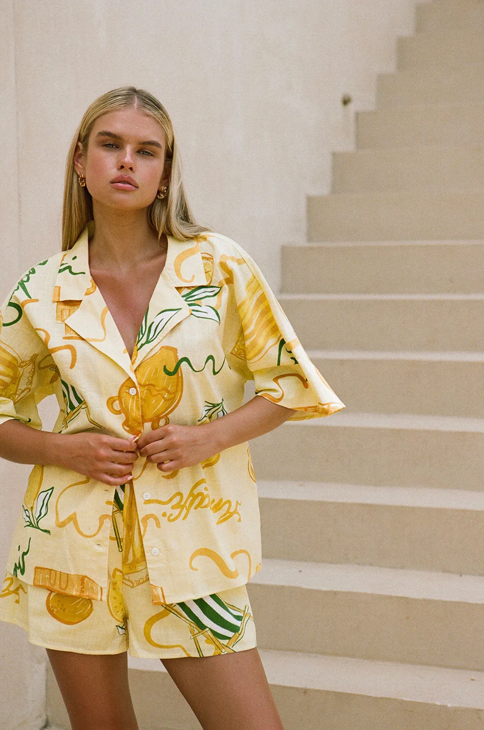 Seona Top - Amalfi Citrus sold by Sabo Skirt