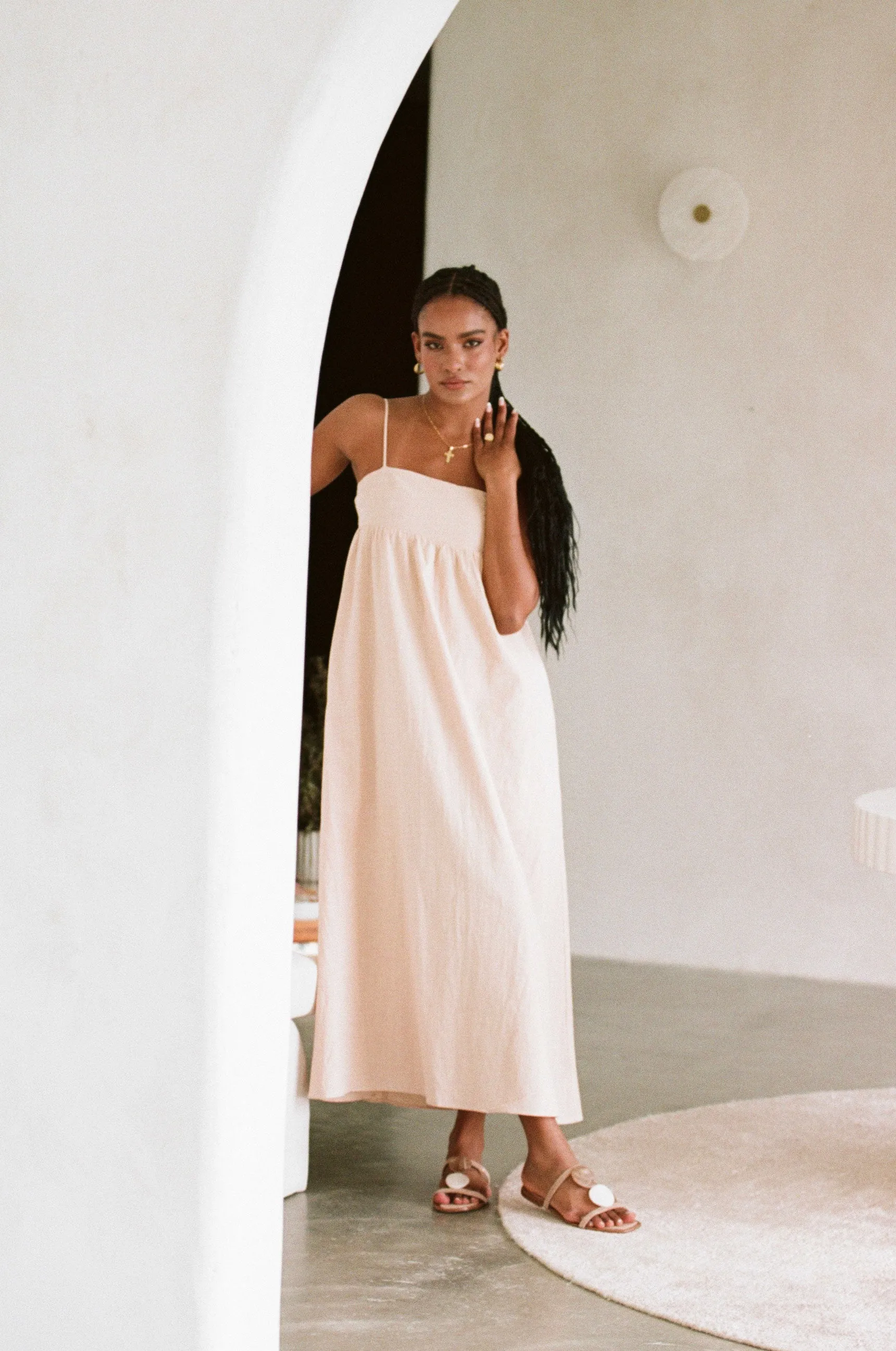 Azaria Dress - Tan sold by Sabo Skirt product image thumbnail 4