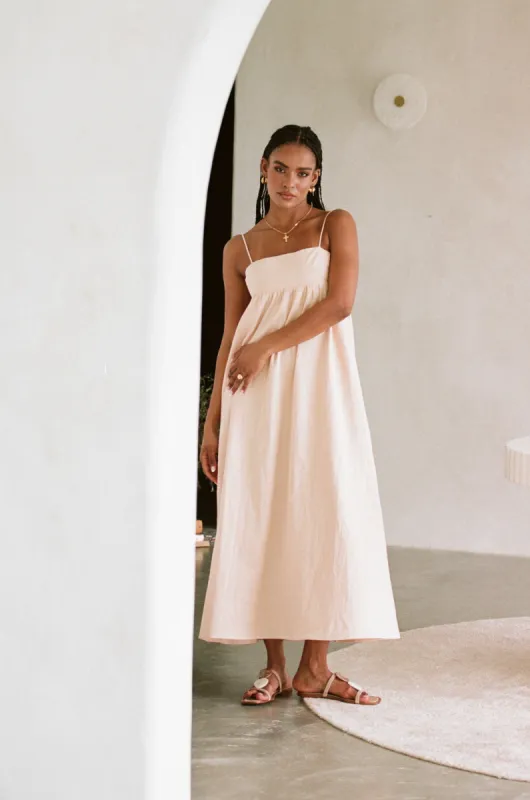 Azaria Dress - Tan sold by Sabo Skirt