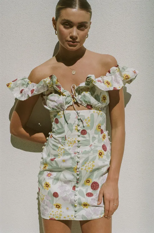 SAMPLE-Coco Off Shoulder Dress sold by Sabo Skirt