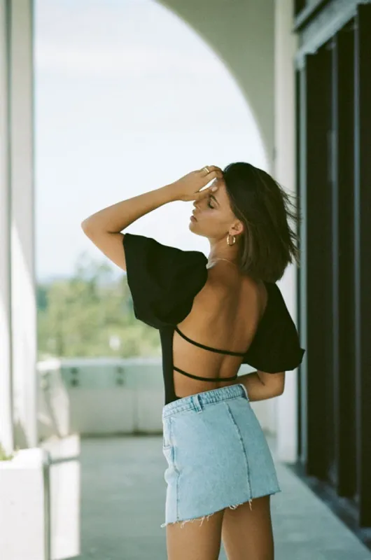 Natalia Bodysuit - Black sold by Sabo Skirt