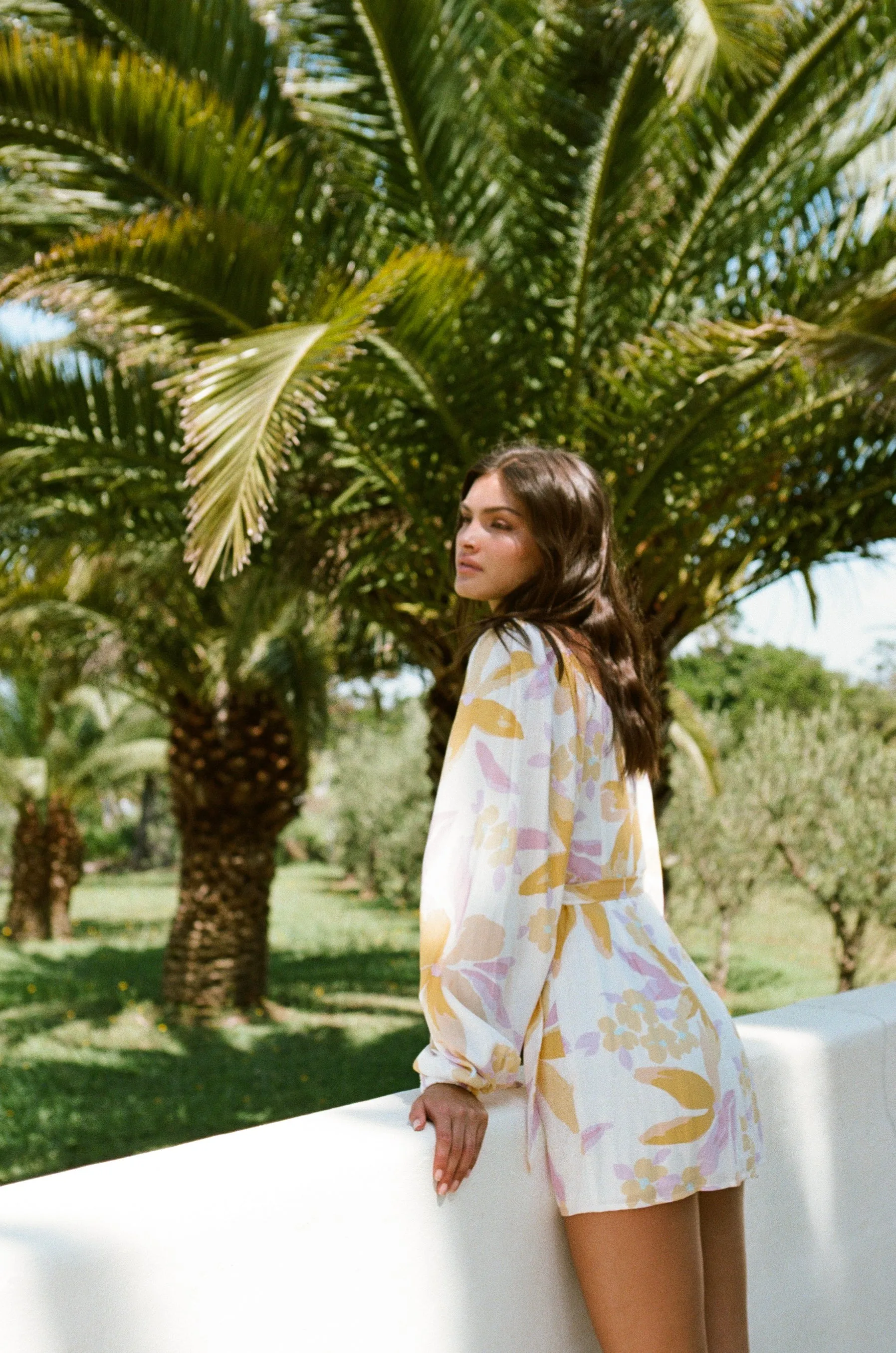 Kona Wrap Dress - Paradise Floral sold by Sabo Skirt product image thumbnail 5