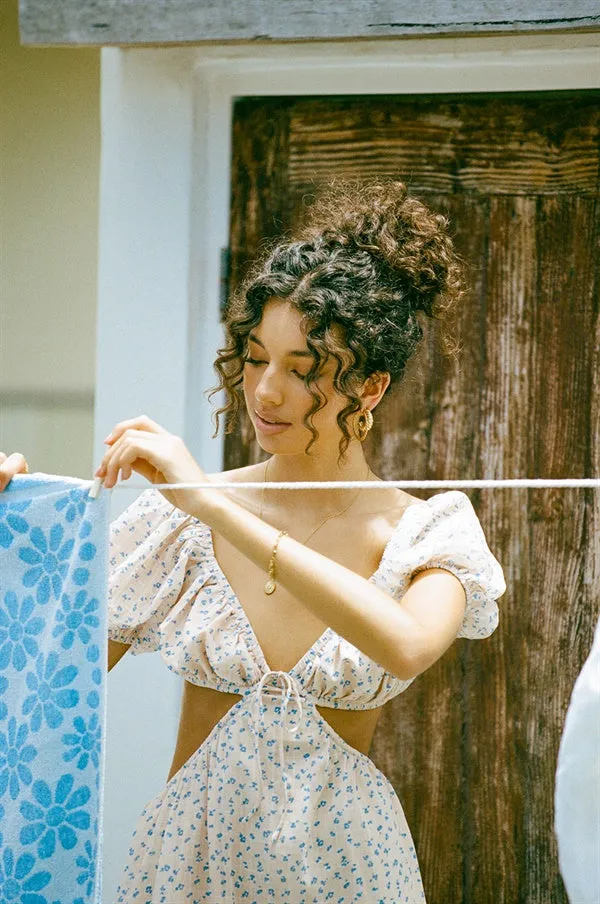 Eilish Dress - Flora sold by Sabo Skirt product image thumbnail 4