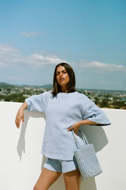 Wanderer Top - Cornflour sold by Sabo Skirt