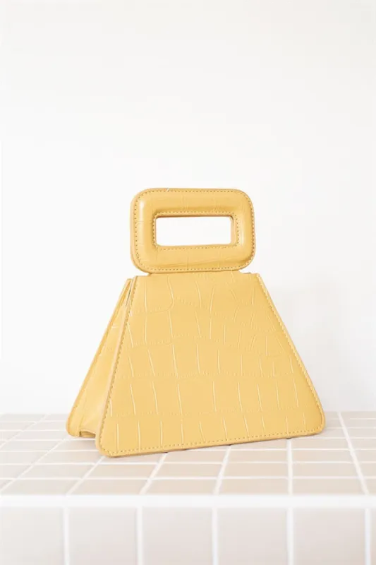 Rico Handle Bag - Yellow made by Sabo Skirt
