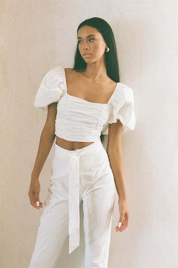 SAMPLE-Amari Pants - White sold by Sabo Skirt product image thumbnail 2