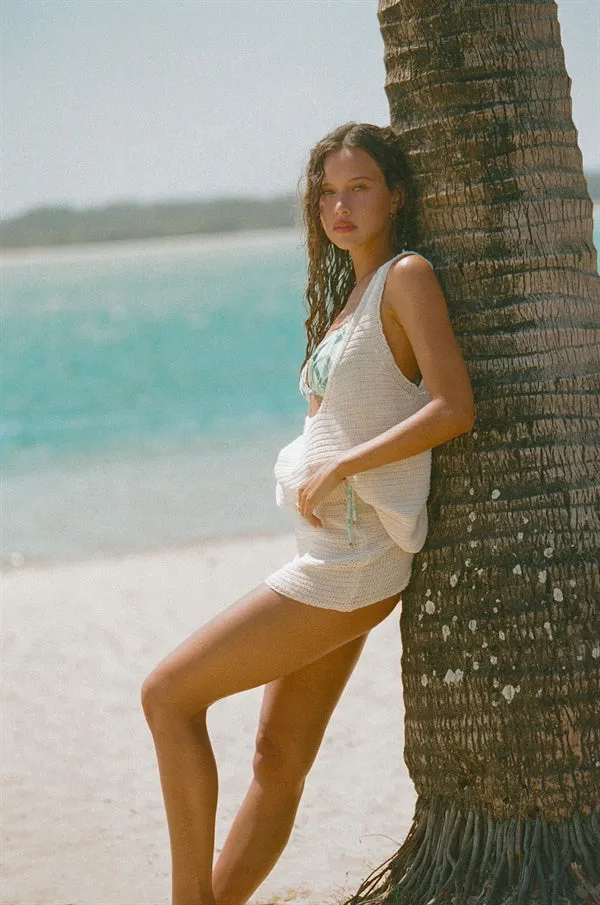 Lyla Knit Tank - Cream sold by Sabo Skirt product image thumbnail 4