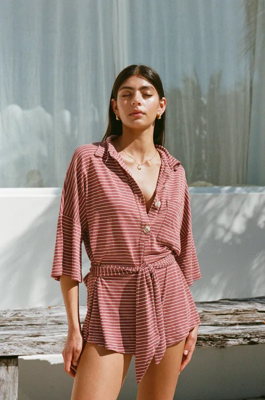 Milena Playsuit - Stripe sold by Sabo Skirt