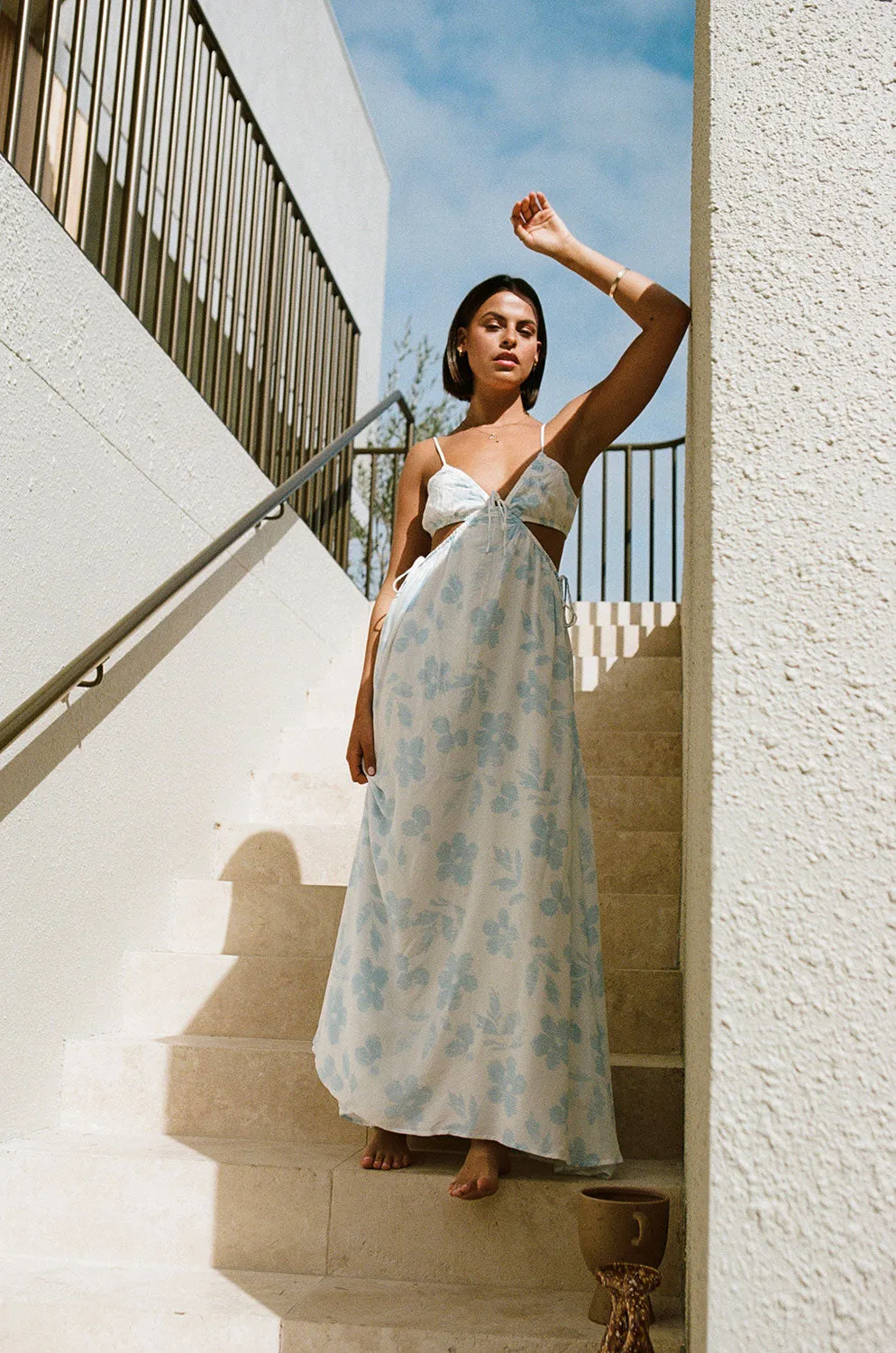 SAMPLE-Elexa Maxi Dress - Honey Floral sold by Sabo Skirt