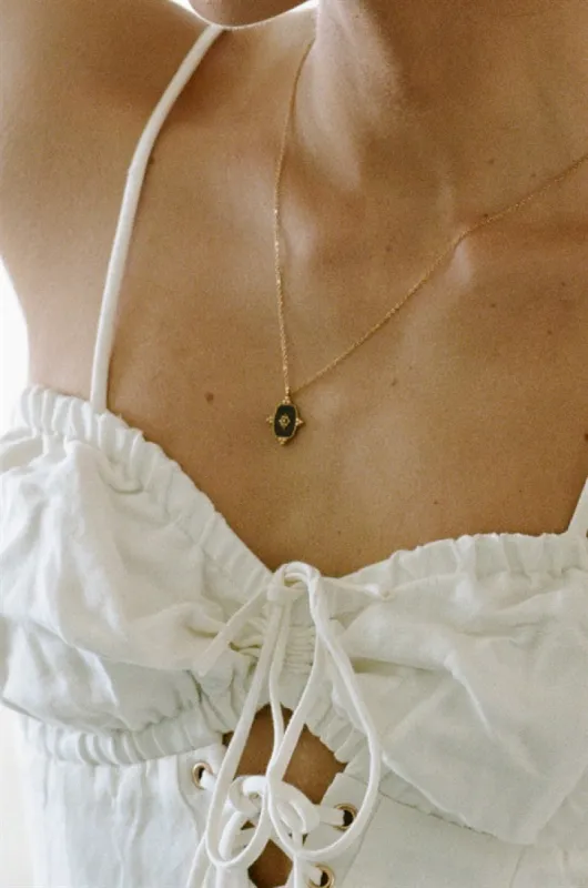 Onyx Necklace sold by Sabo Skirt