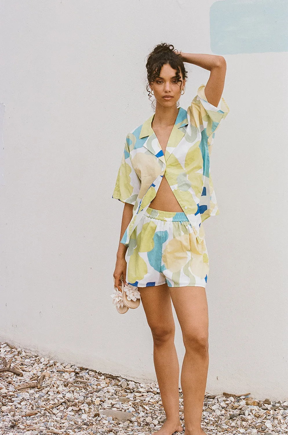 Seona Top - Checker Floral Aliza sold by Sabo Skirt product image thumbnail 3