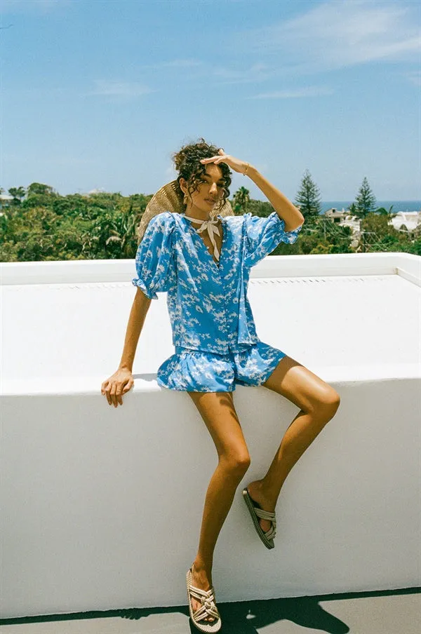 Harlie Top - Blue sold by Sabo Skirt product image thumbnail 5