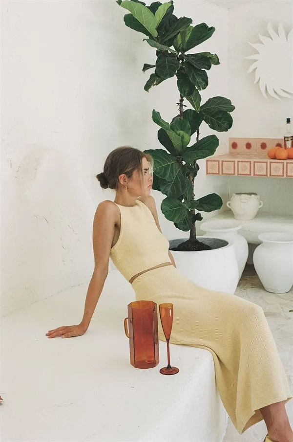 Heather Knit Top - Yellow sold by Sabo Skirt product image thumbnail 2