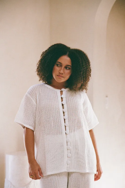 Zayna Top - Cream sold by Sabo Skirt