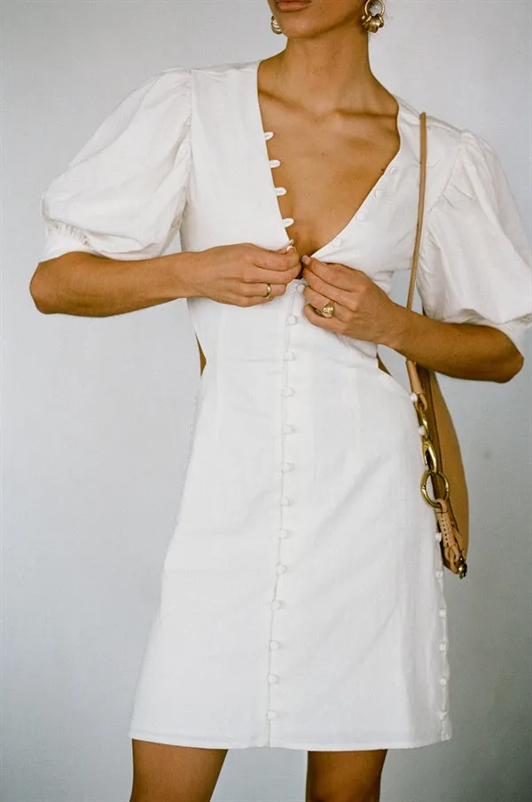 Louel Button Dress sold by Sabo Skirt product image thumbnail 4