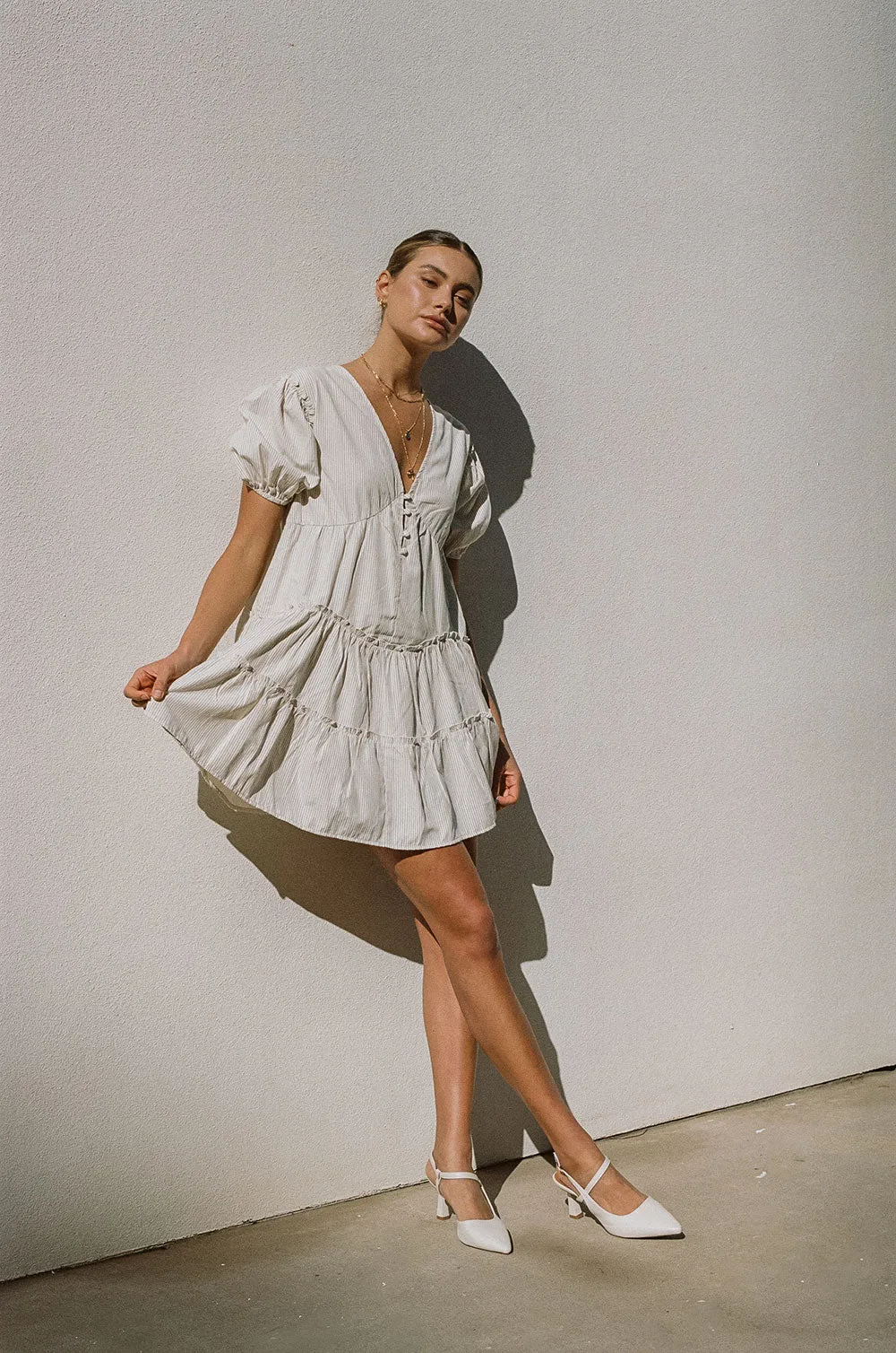 Leyah Dress - Stripe sold by Sabo Skirt product image thumbnail 5