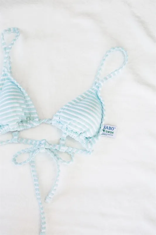 Mahana Tri Top - Blue sold by Sabo Skirt