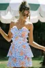 Selma Cami Dress - Sky Floral sold by Sabo Skirt