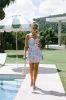 Selma Cami Dress - Sky Floral sold by Sabo Skirt
