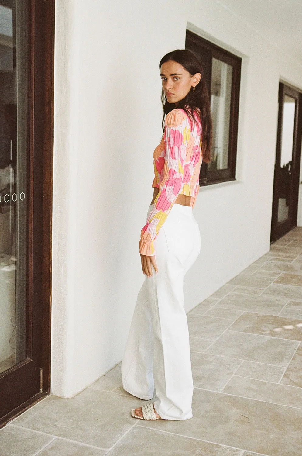 Zaya Crepe Top - Nectar Floral sold by Sabo Skirt product image thumbnail 4