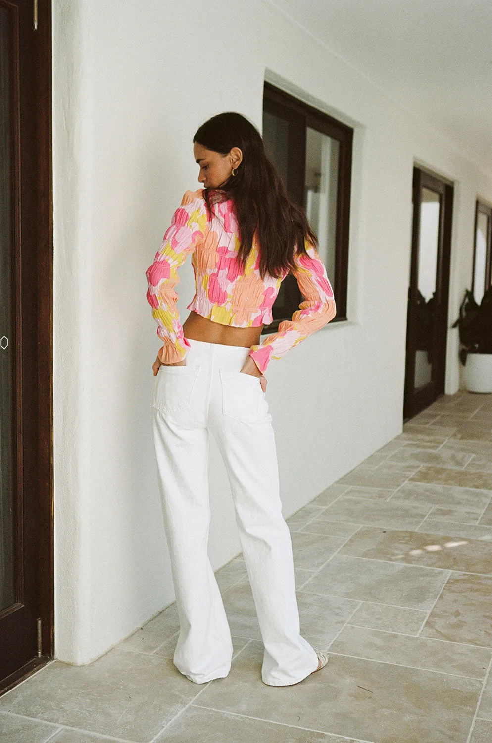 Zaya Crepe Top - Nectar Floral sold by Sabo Skirt product image thumbnail 5