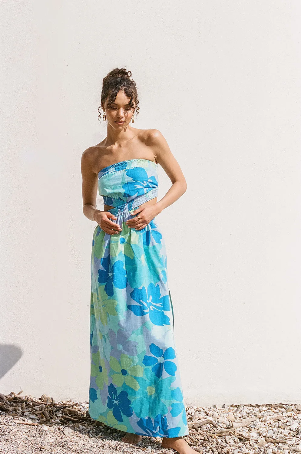 Holland Midi Dress - Bold River sold by Sabo Skirt product image thumbnail 2