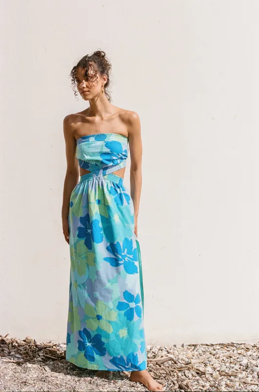 SAMPLE-Holland Midi Dress - Bold River sold by Sabo Skirt