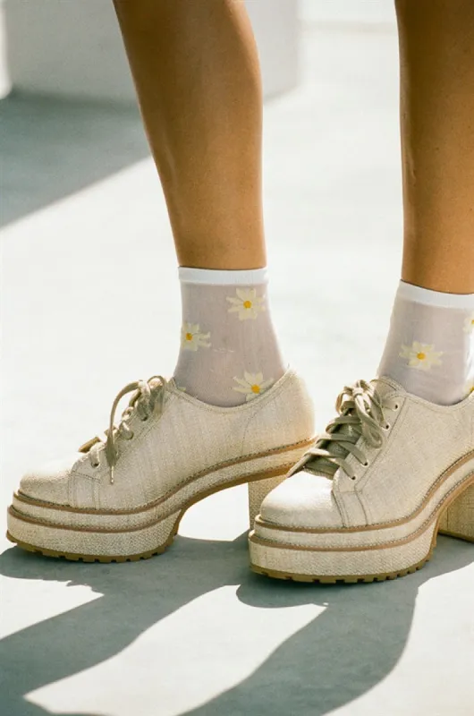 Mesh Daisy Socks sold by Sabo Skirt