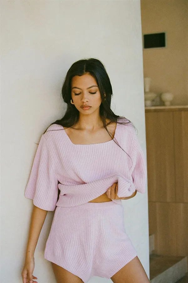 Sevina Knit Top - Pink sold by Sabo Skirt product image thumbnail 3