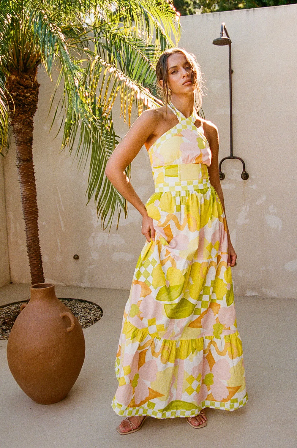 True Dress - Checker Floral | Parallel