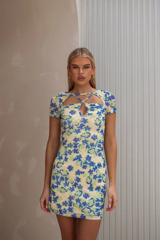 Selene Dress - Tranquillo Green sold by Sabo Skirt