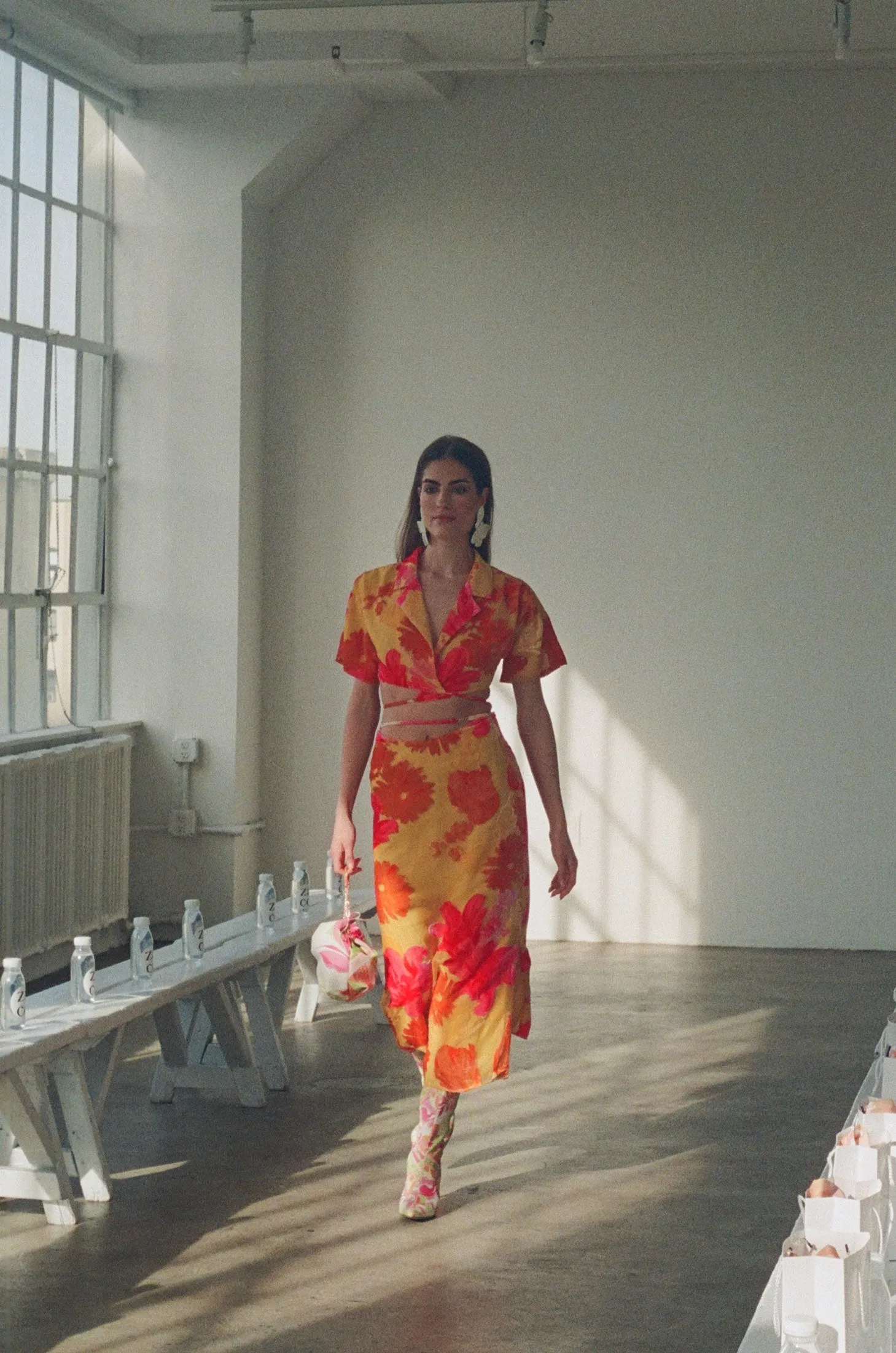 SAMPLE-Sorrenta Wrap Top - Floreale Sunny sold by Sabo Skirt product image thumbnail 5