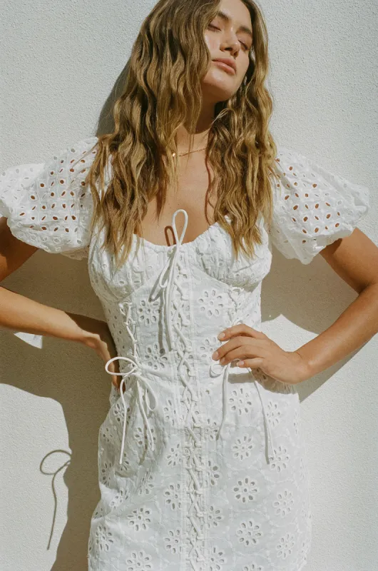 Avalon Eyelet Dress sold by Sabo Skirt