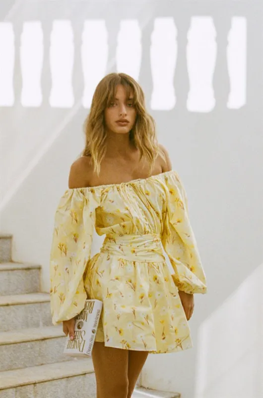 Amika Off Shoulder Dress sold by Sabo Skirt