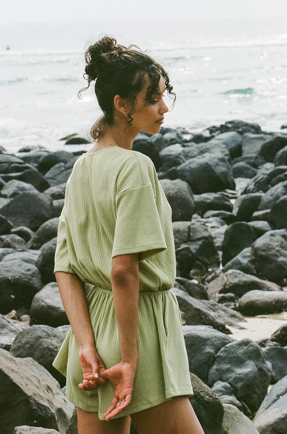 Juniper Playsuit - Lime sold by Sabo Skirt product image thumbnail 2