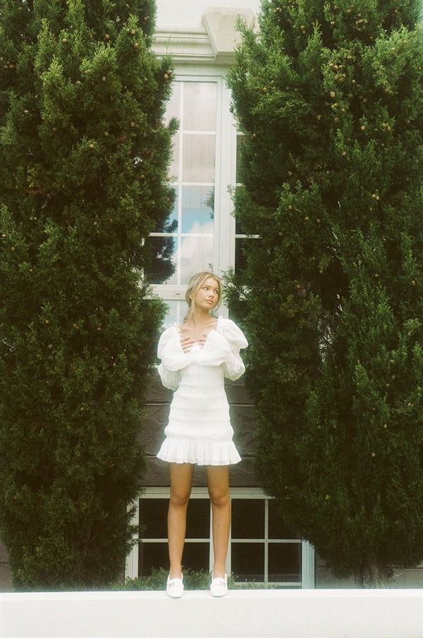 Coconut Shirred Dress sold by Sabo Skirt product image thumbnail 4