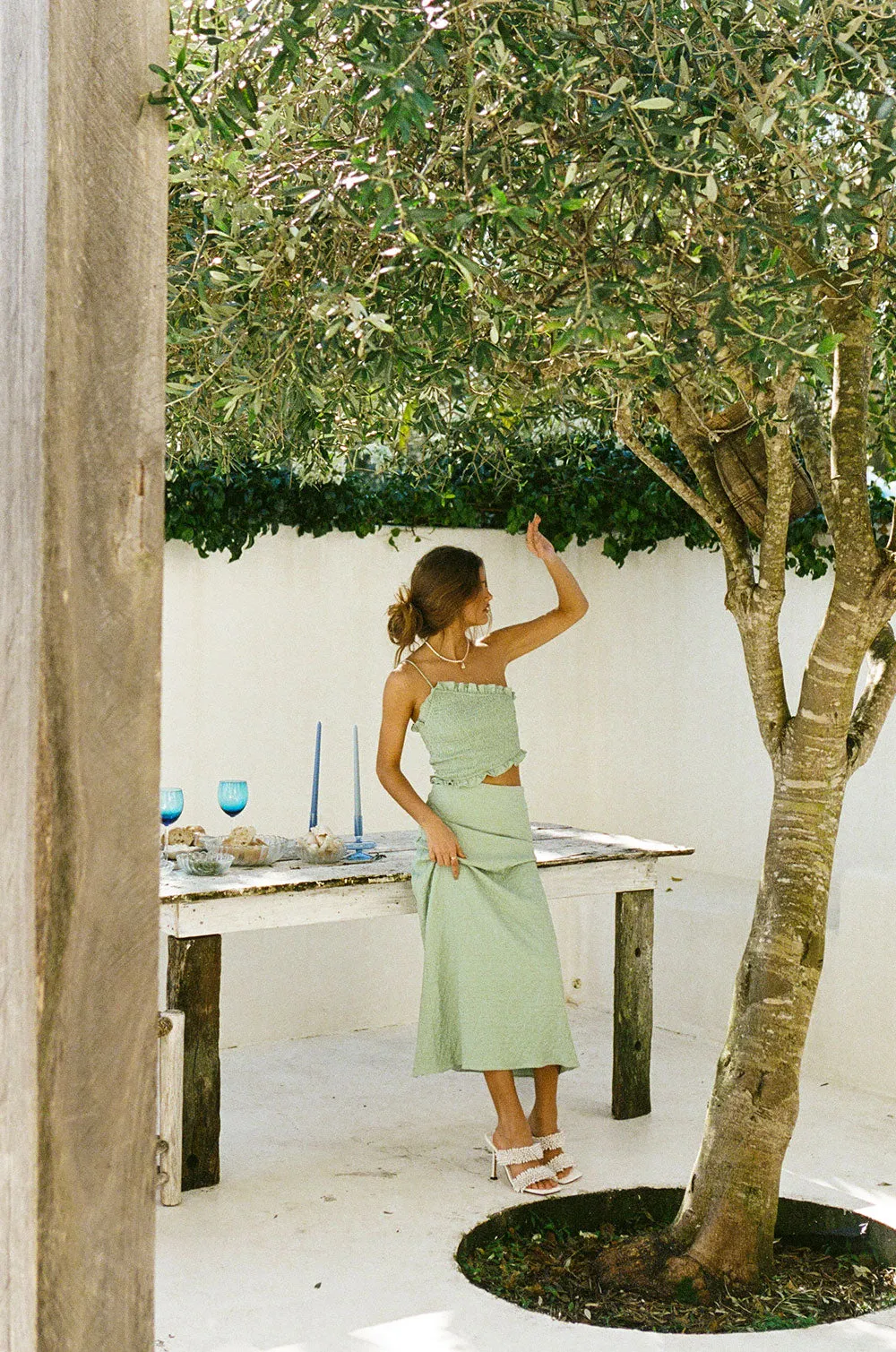 Ophelia Shirred Dress sold by Sabo Skirt product image thumbnail 5