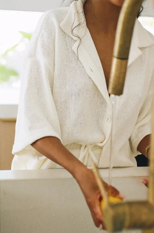 SAMPLE-Kase Top - White Knit sold by Sabo Skirt