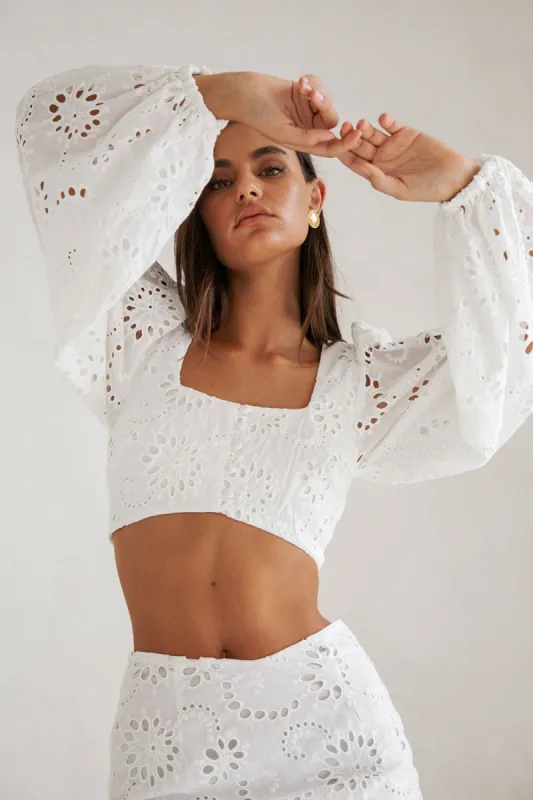 SAMPLE-Valencia Puff Top sold by Sabo Skirt