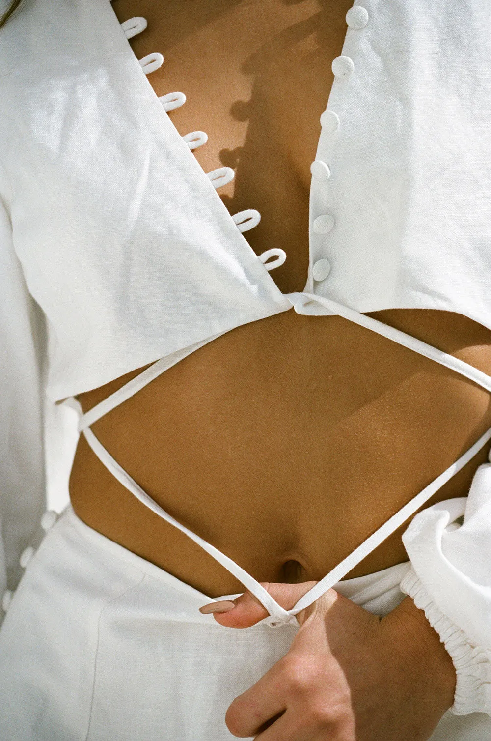 SAMPLE-Nalo Dress - White sold by Sabo Skirt product image thumbnail 5