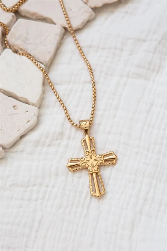 Signature Cross Necklace sold by Sabo Skirt