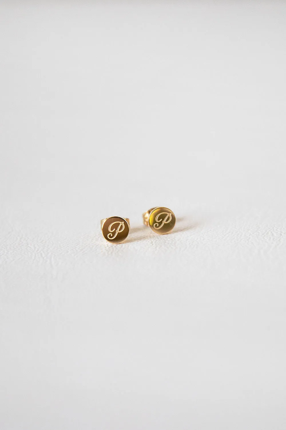Initial Stud Earrings sold by Sabo Skirt