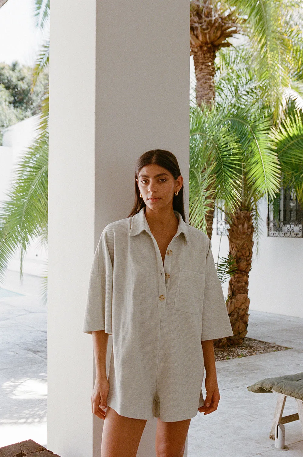 Milena Playsuit - Marl sold by Sabo Skirt