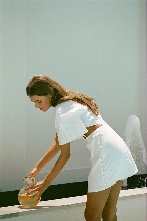 SAMPLE-Calista Dress - White sold by Sabo Skirt product image thumbnail 3