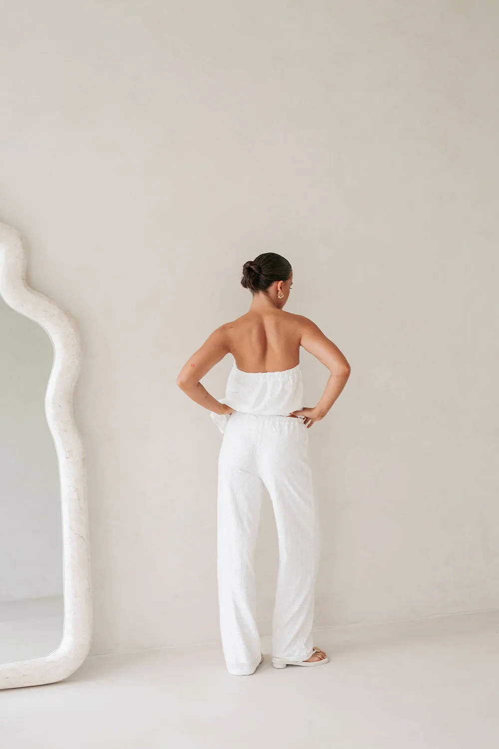 Ellira Pants - White sold by Sabo Skirt product image thumbnail 4