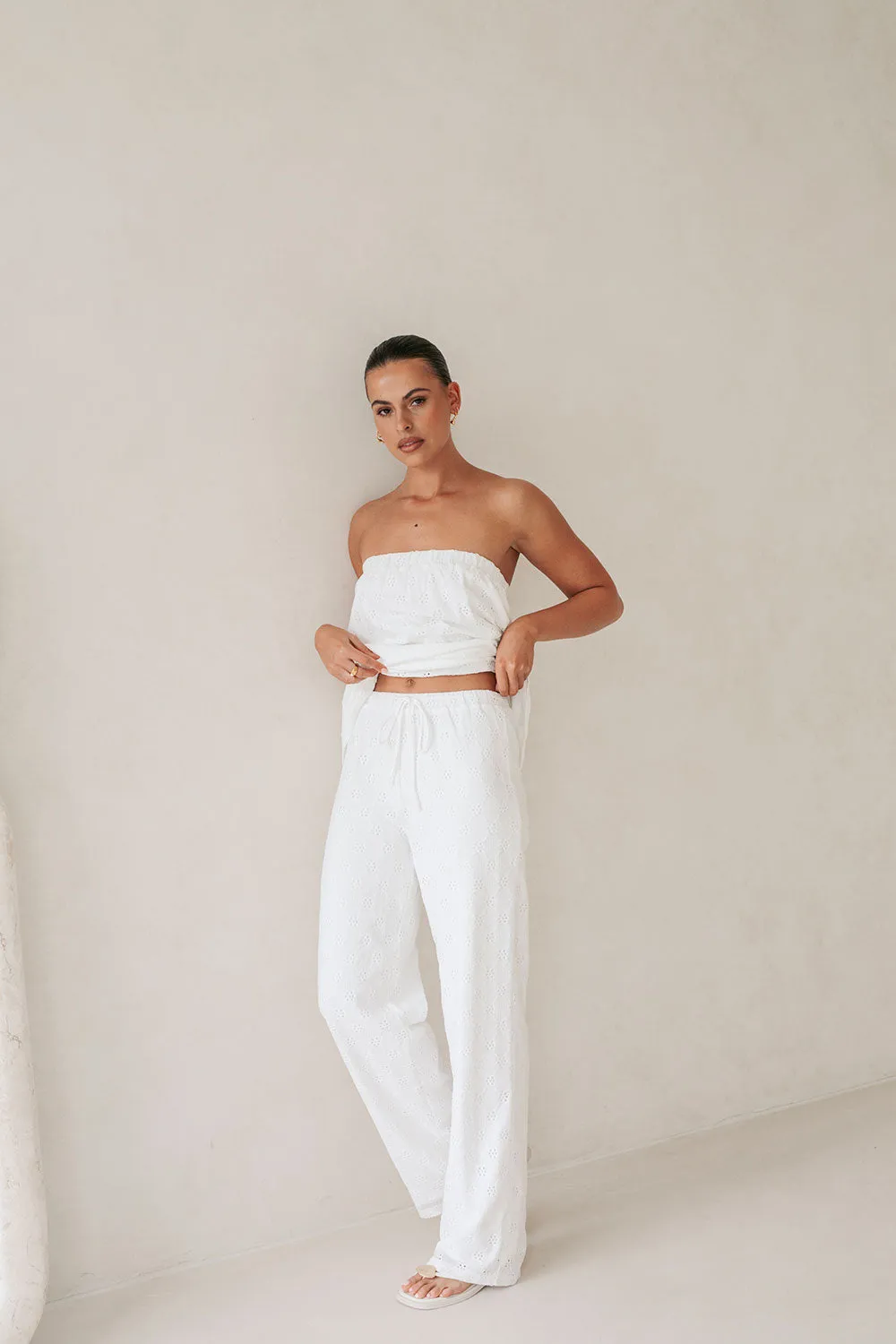 Ellira Pants - White sold by Sabo Skirt product image thumbnail 2
