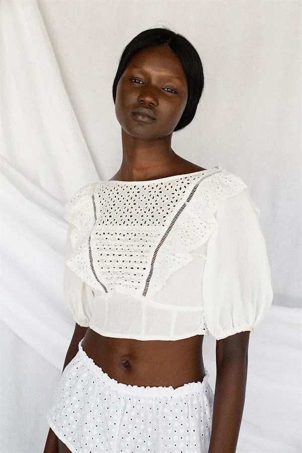 SAMPLE-Kora Frill Top sold by Sabo Skirt product image thumbnail 5