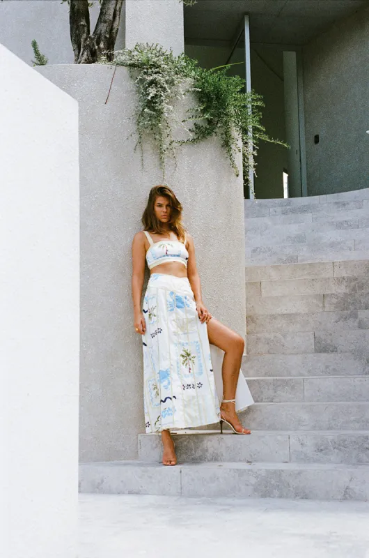 Estelle Skirt - Laguna sold by Sabo Skirt
