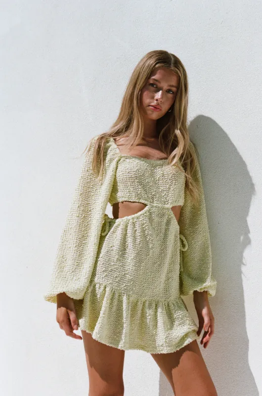 Indie Cutout Dress - Citrus sold by Sabo Skirt